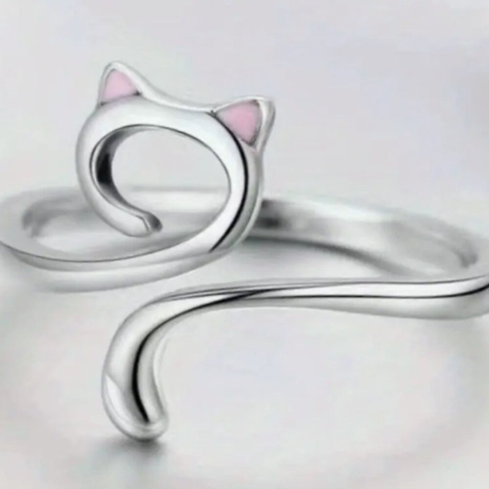 Kitty Ring w/Pink Ears , 7